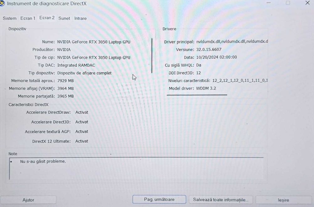 Laptop Asus F15 RTX 3050 4GB (Ag8 Tudor1/B74467) – Garantie 2 Ani