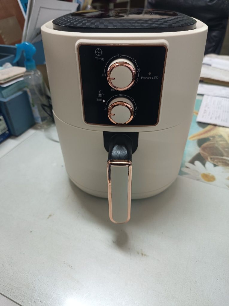 Нов Еър Фраер Air Fryer XXL 6 литра 1300W Уред за здравословно готвене ...