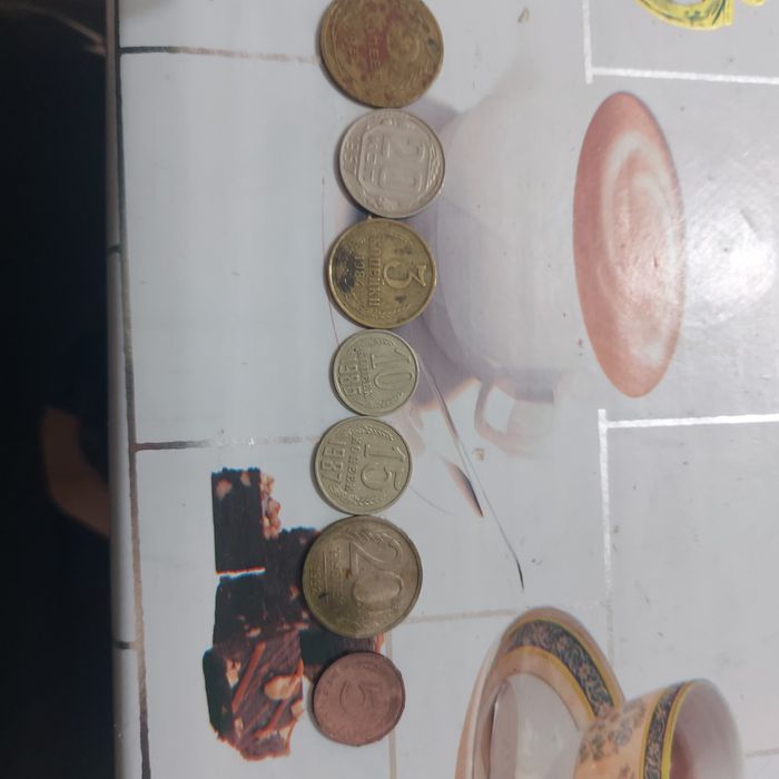 Монеты  старые .