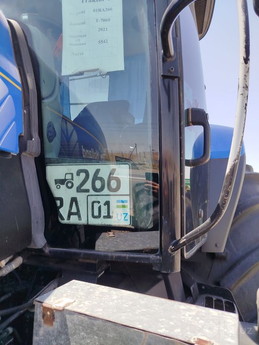 New Holand 7060 traktor sotiladi 2021 yil, 213 ot kuchi katta chegirma