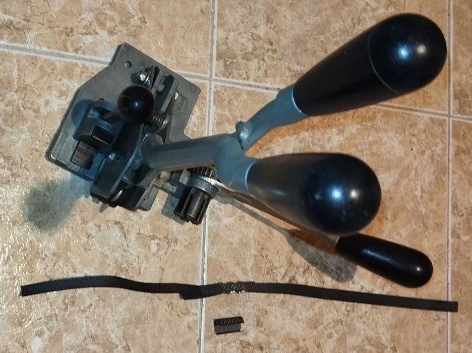 Ръчна чембер машина комплект с количка, пластмасова лента и клипсове