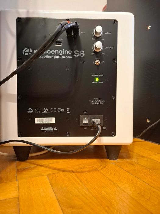 Boxe active Audioengine A5+ Wireless, plus subwoofer Audioengine S8