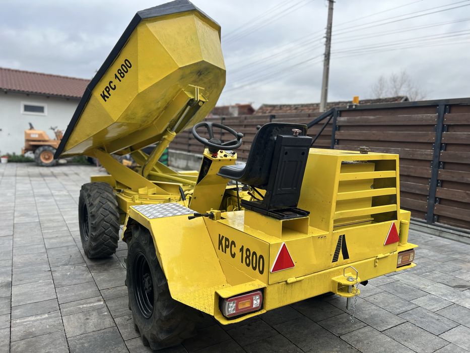 Dumper de șantier Robert Aebi KPC 1800 4x4 – utilaj construcții