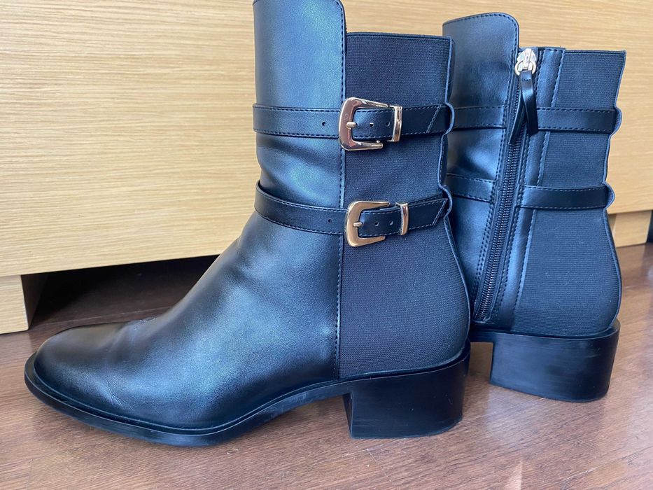 Боти "ZARA"-естествена кожа