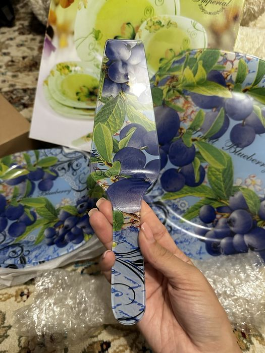 Стеклянный набор посуд 8 шт