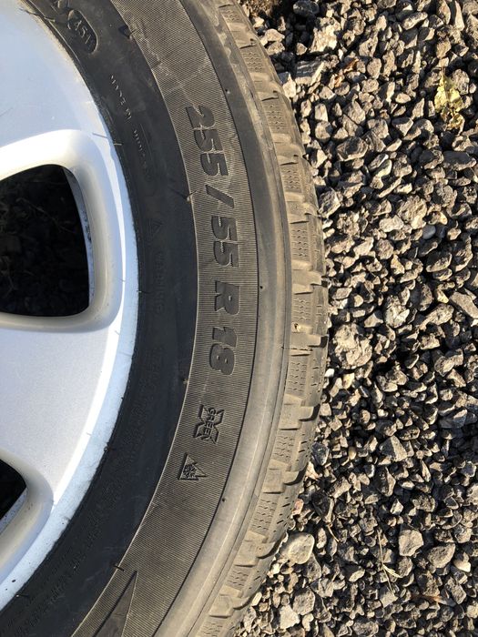 Jante aliaj 5x130 audi Q7 vw touareg cu anvelope iarna 255 55 18