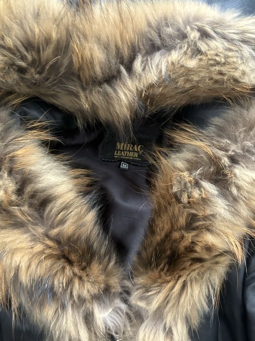 Кожено яке от естествена кожа и косъм