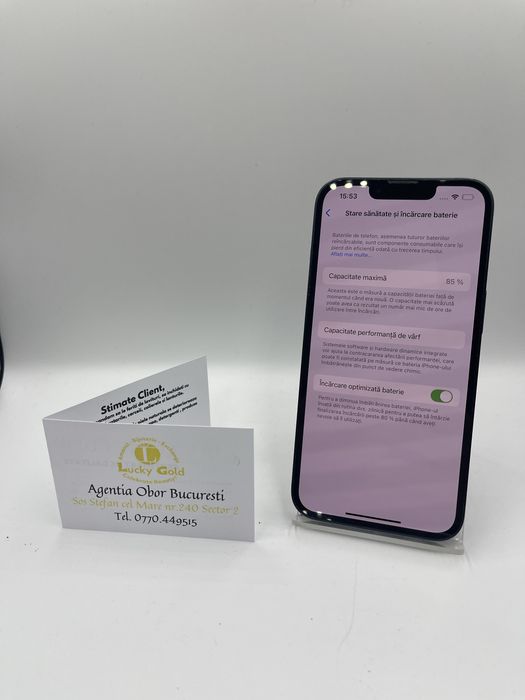 Iphone 13 128GB/85% Baterie FACTURA/GARANTIE #53042