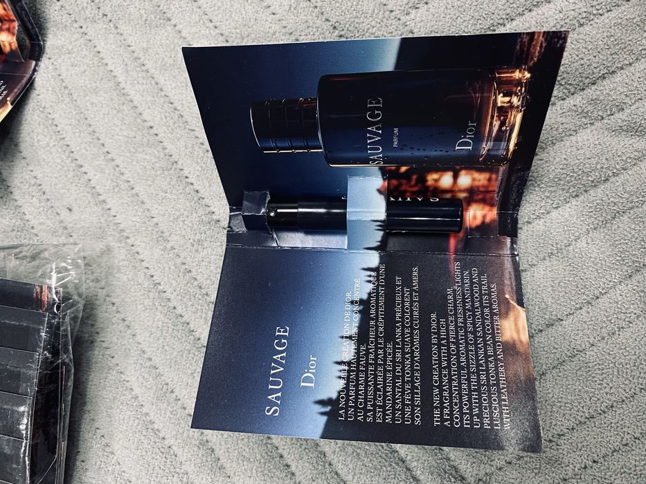 Пробники диор Sauvage samle