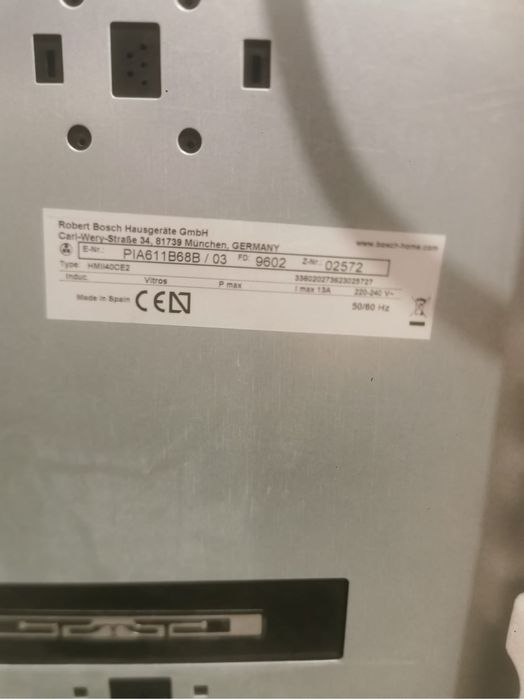 Bosch Plita pe inductie