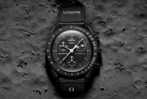 Ceas SWATCH X OMEGA MISSION To The Moon Moonphase Snoopy - Cronograf !