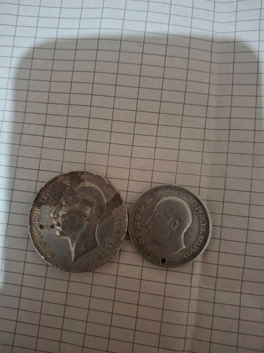 Сребро! 100лв 1937 и 50лв 1930г.