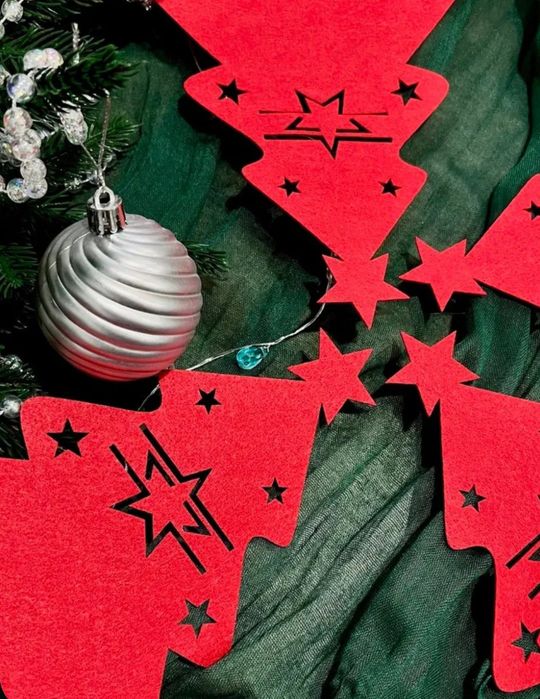 Ёлочки из фетра.