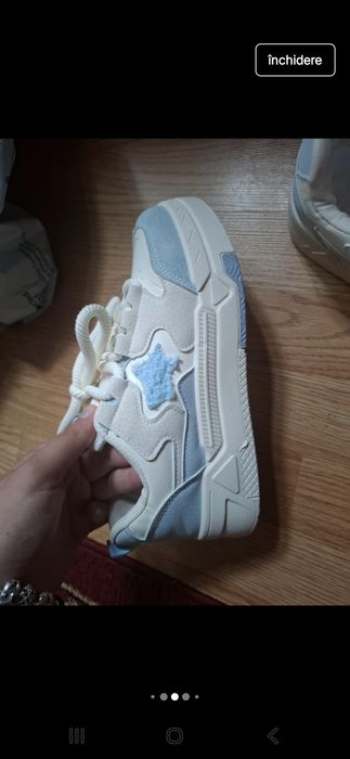 Adidasi Fashion albaștrii