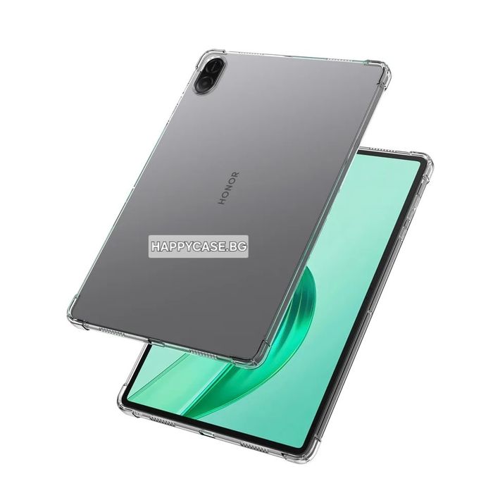 Honor Pad X8b 11.0" 2026 / X8a 11.0" 2024 / Усилен прозрачен TPU силиконов кейс гръб за таблет
