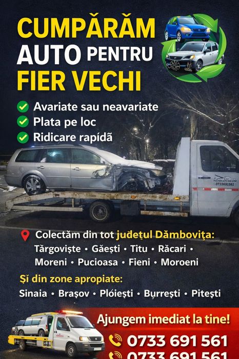 Ridicăm fier vechi asigur transport încărcare descărcare cantar de 80T