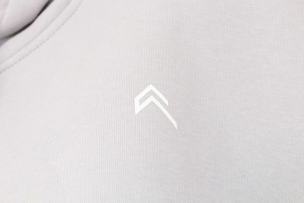 Oner Active Classic Crop Zip Hoodie дамско сиво худи суичър орърсаиз L