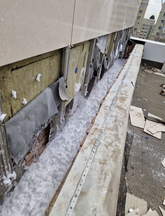 Утепление крыш стена