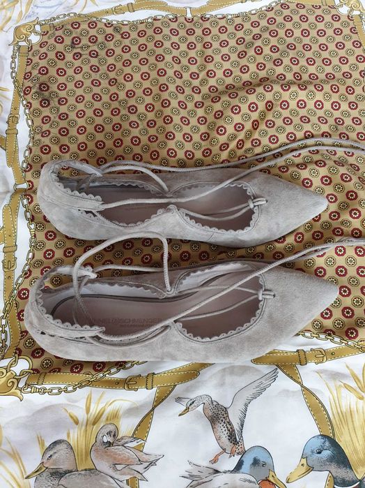 Balerini piele naturala Kennel & Schmenger Musette Massimo Dutti Zara