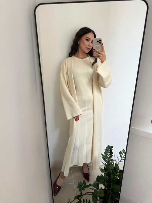 Платье двойка накидка