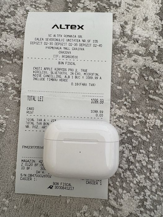 Air pods pro 2 + bon altex.