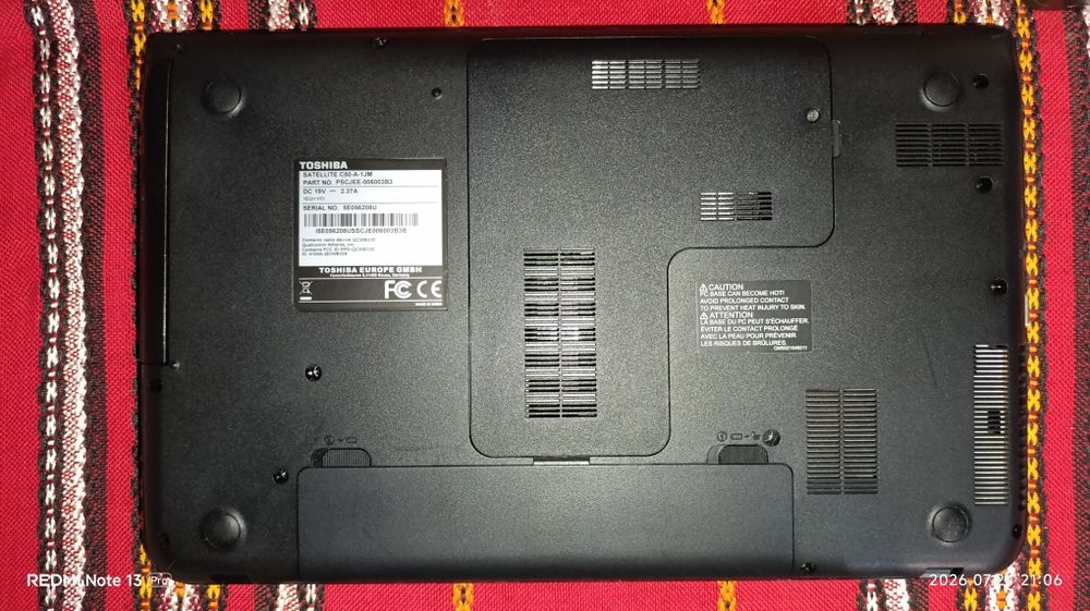 Лаптоп Toshiba Satellite c50