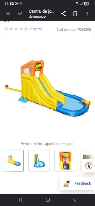 Centru de joacă gonflabil