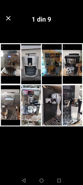 Masini de cafea boabe DeLonghi Saeco