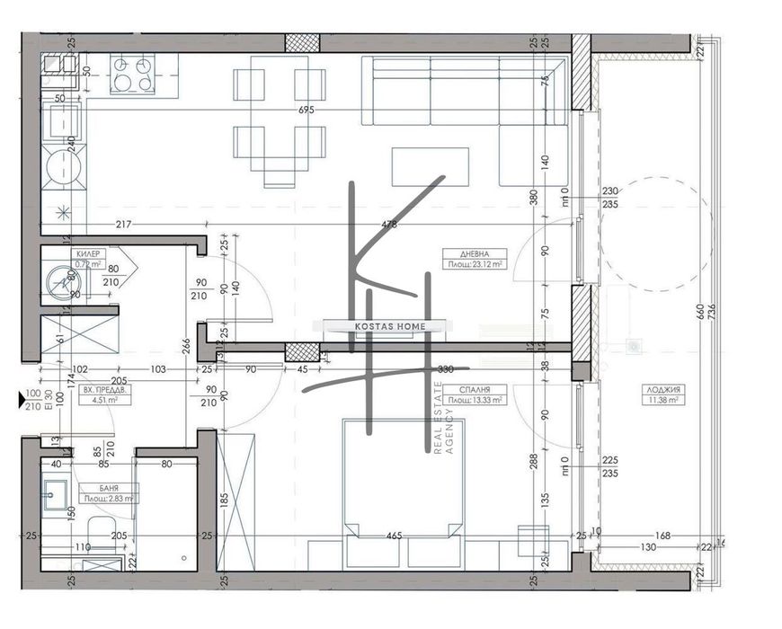 Продава се Двустаен апартамент в Варна, Владислав Варненчик - 76 кв.м за 1553 €/кв.м - Снимка #7
