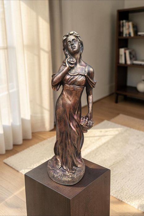 Statuie decorativă din marmură turnată cu rășină, 82 cm – Interior / Exterior