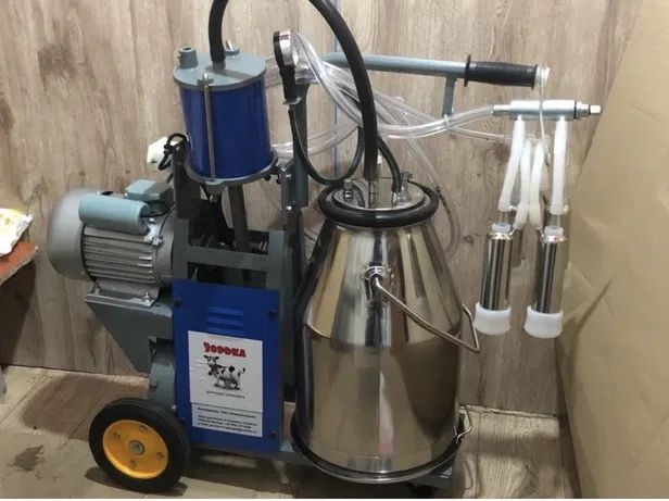 Доильный аппарат Зорька/Умница/Поршневой/Молоко/Корова/Аппарат доика