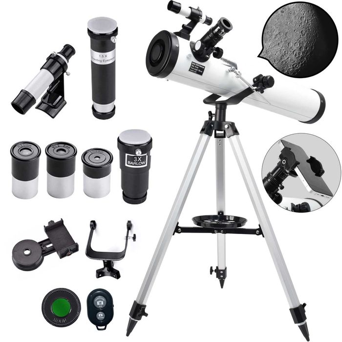 Мощный Телескоп Ньютона Vision F76700 ORIGINAL. Teleskop Telescope