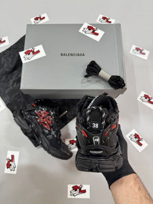 Adidașii Balenciaga Runner Graffiti Negri Noi Calitate Superioara