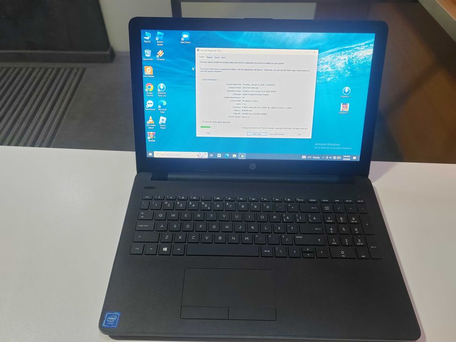 Laptop HP  Intel Celeron N3060 4gb ram , hdd 500gb CashGen