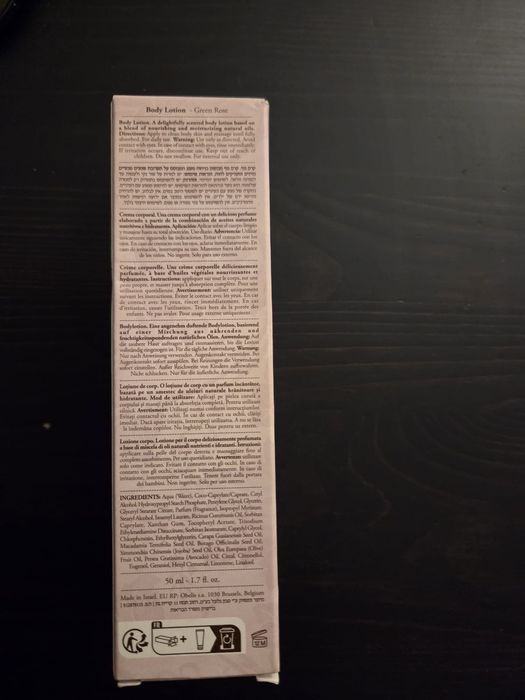 Body Lotion Sabon Green Rose 50 ml