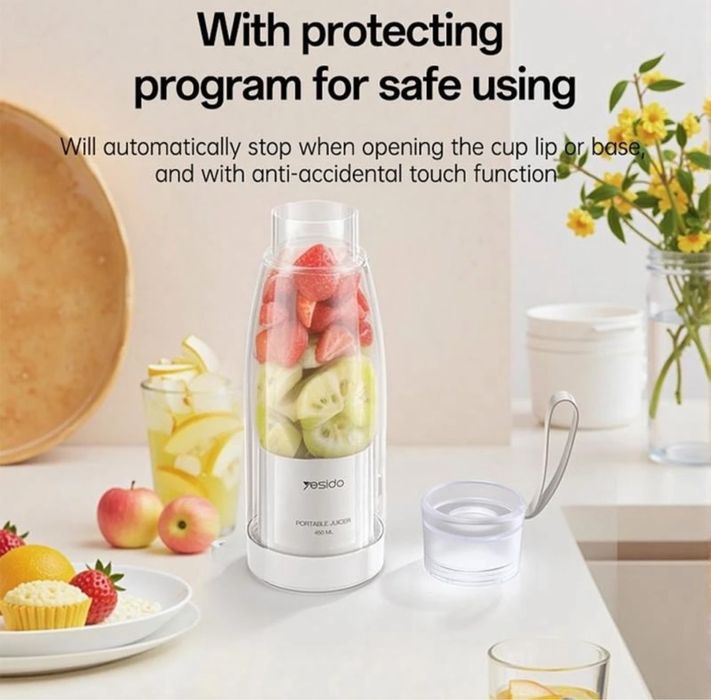Блендер Yesido EC17 – свежие соки и смузи везде!