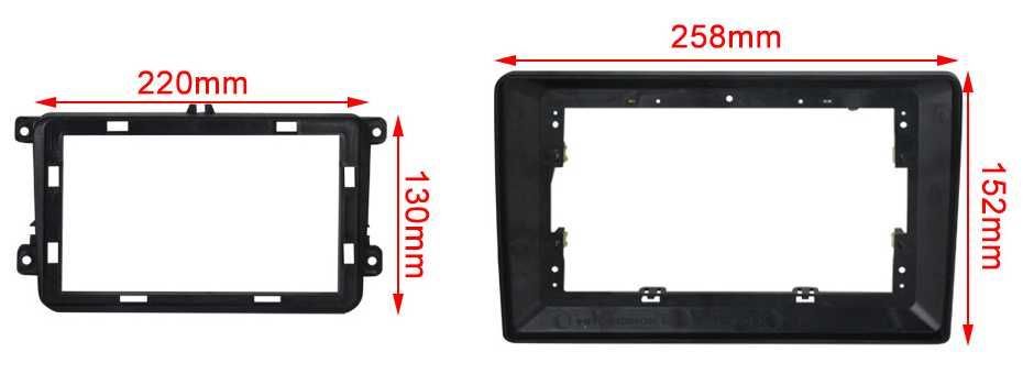 NAVIGATIE Android 14 VW Golf / Passat 2004-2015 Waze CarPlay CAMERA