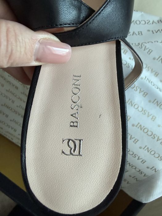 Туфли кожаные Basconi черные 37 размер