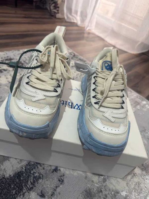 #CALITATE PREMIUM# OFF-WHITE Odsy-1000 White Blue Marble - Verificare colet