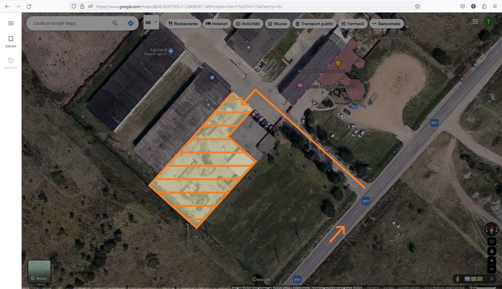 TEREN de 1800mp, DE ÎNCHIRIAT, în Giarmata