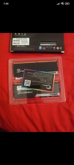 Memorie G.Skill Trident Z RGB dual Channel Kit 16GB (2x8GB) DDR4 3200M
