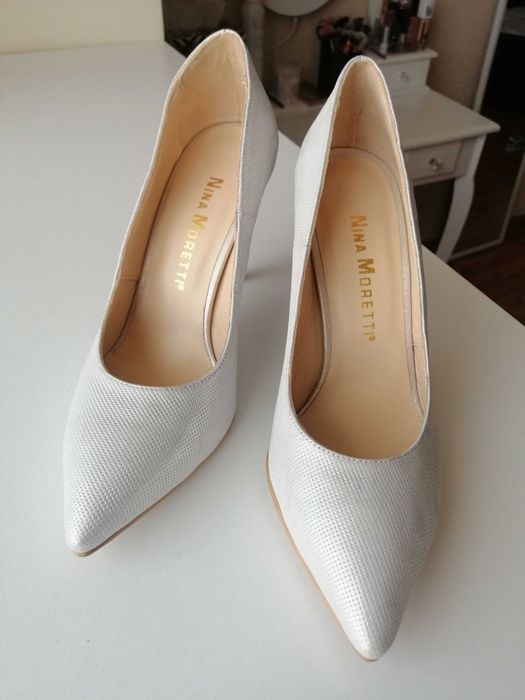 Pantofi piele cu toc 37 dama