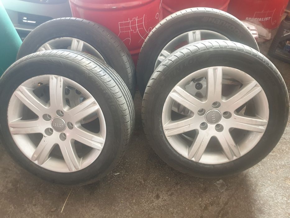 Jante aliaj Audi pe 16 cu anvelope de vara 205 55 16