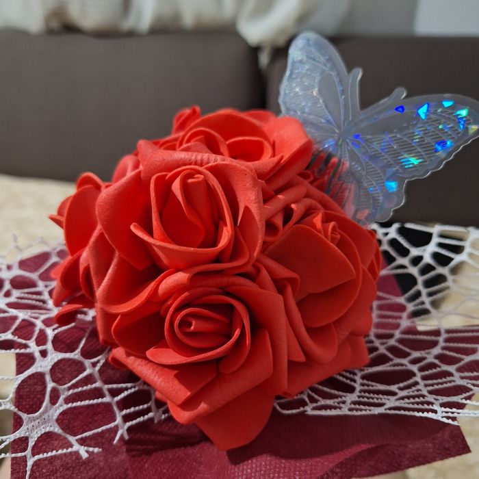 Букет от вечни рози