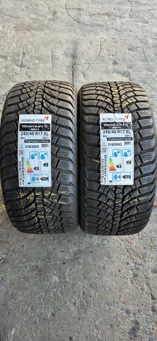 2 anvelope iarna noi Kumho 245/40/17.Pretul este pe bucata