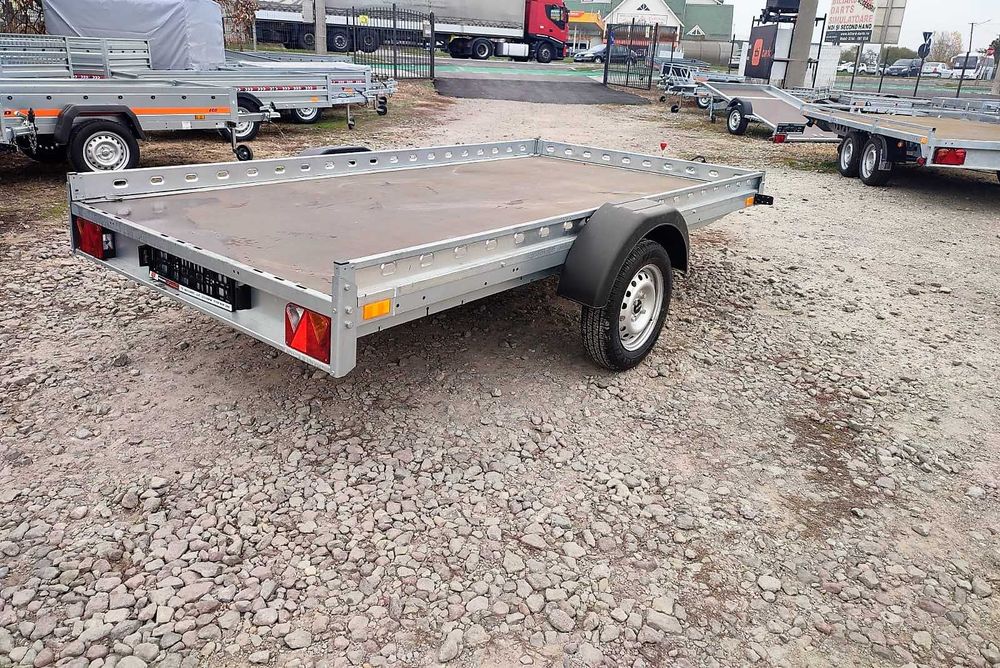 Remorca 750Kg Dimemsiune 300x160x30Cm Cu 2 Axe, CIV Gratuit