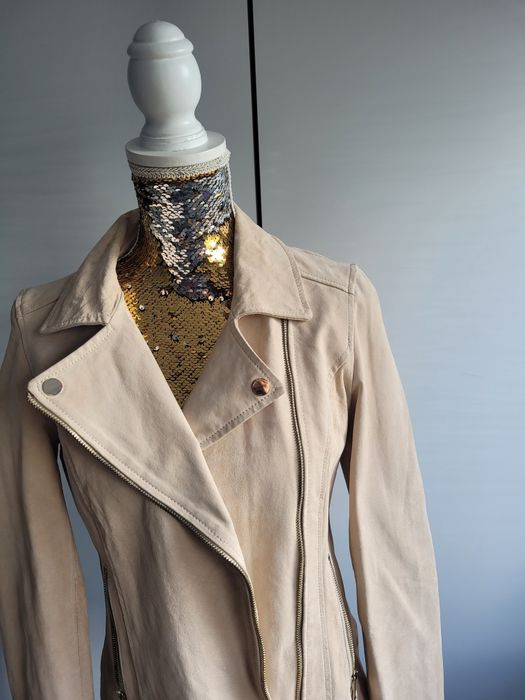 Geaca de piele naturala tip Zara