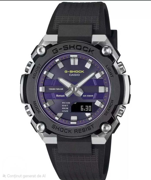 Ceas Sport  Barbati Casio  g shock GST B600 black rubber, Nou, Garantie 2 ani