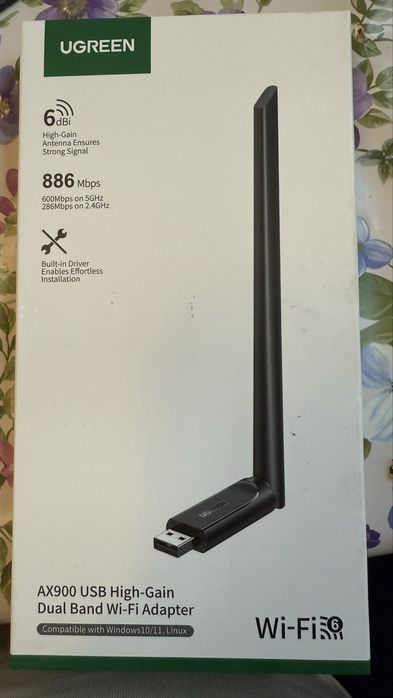 Adaptor usb wifi 6 900mbps Ugreen nou sigilat