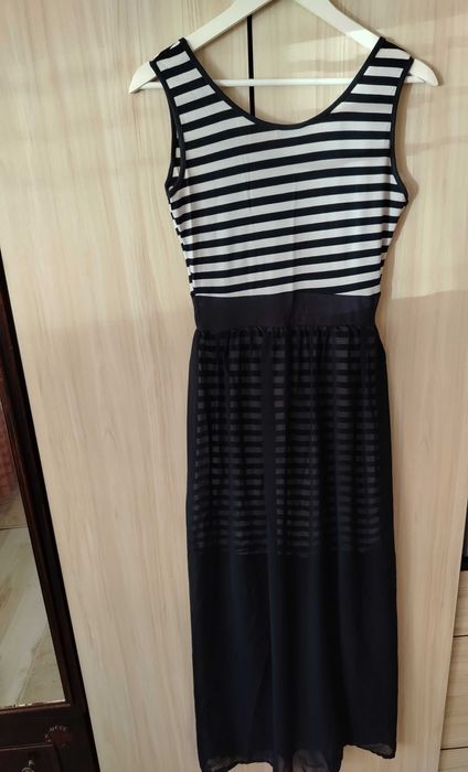 Рокля дълга с тюл